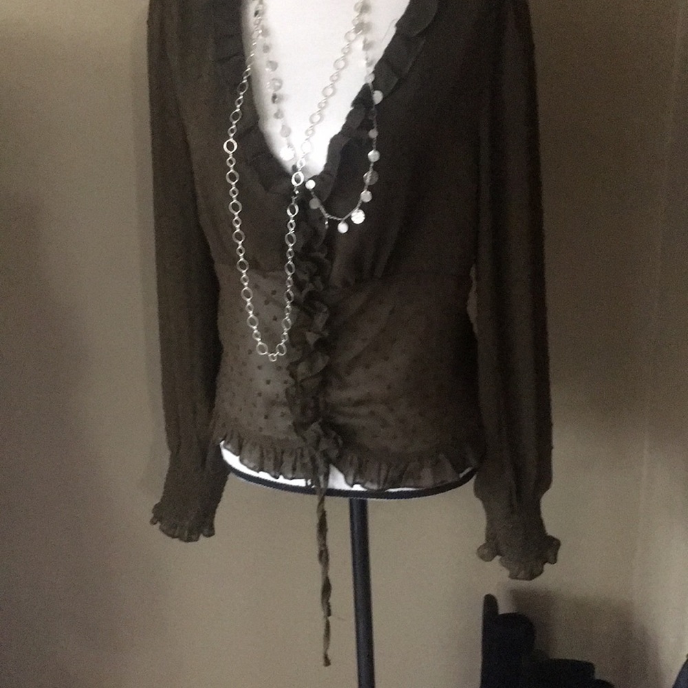 Sheer blouse
